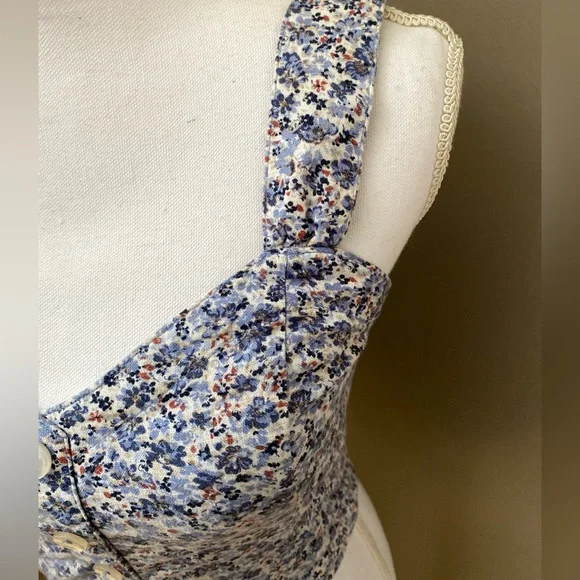 Abercrombie & Fitch Button Down Linen top XS - Picture 4 of 8